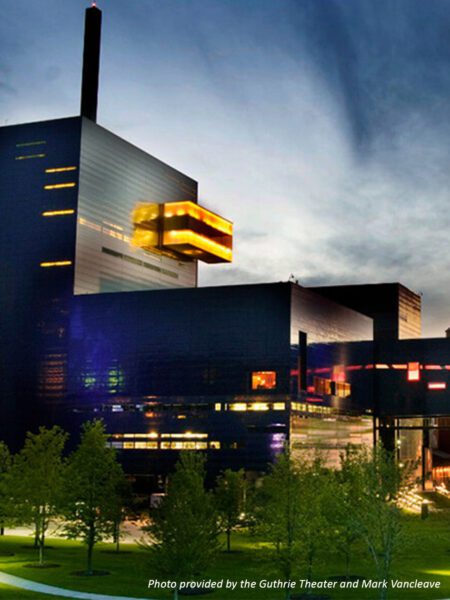 A view of the Guthrie from Gold Medal Park. Photo by Mark Vancleave.